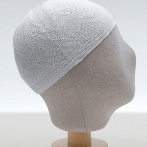 Chechia blanche fine