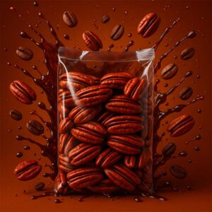 Noix de pécan enrobées au café - Sachet de 6 kilos - Prix dégressif