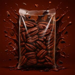 Noix de pécan enrobées au chocolat noir - Sachet de 6 kilos - Prix dégressif