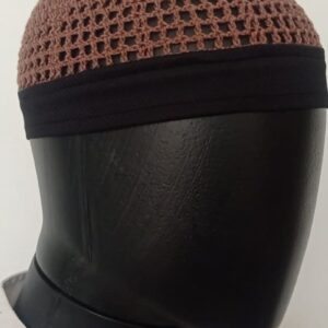 Chechia avec élastique marron