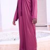 Qamis émirati Al Mashriq bordeaux