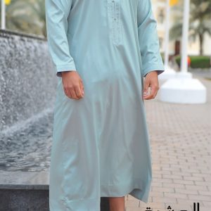 Qamis bahreini Al mashriq vert pastel