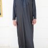 Qamis saoudien Al mashriq noir