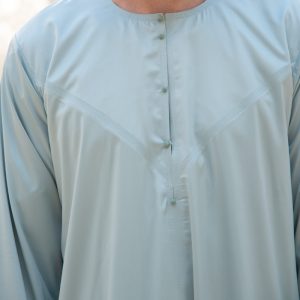 Alternative view of Qamis émirati Al mashriq vert pastel