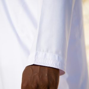Alternative view of Qamis bahreini Al mashriq blanc coton