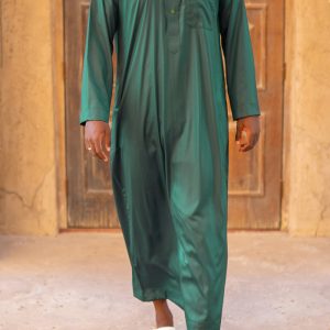 Qamis saoudien Al mashriq Vert bouteille