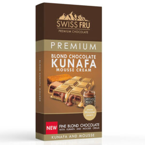 Tablette de chocolat 150g - Mousse crémeuse & Kunafa - Swiss Fru