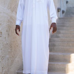 Qamis saoudien Al mashriq blanc